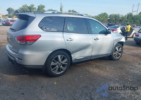2014 Nissan Pathfinder Platinum из США, поврежденный, VIN 5N1AR2MM0EC698629